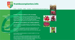 Desktop Screenshot of frambozenplanten.info